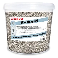 Supravit Kalkgrit für Geflügel - Futterkalk Ergänzungsfutter für Hühner