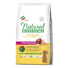 Natural Trainer Mini Adult sausas pašaras mažų veislių suaugusiems šunims su kumpiu