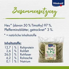 Vitakraft Vita Verde motiejuko šienas su pipirmėtėmis — 3 nuotrauka