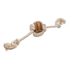 Beeztees Hundespielzeug Puppy Dental Spielseil Fem aus Gummi/Baumwolle