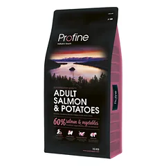 PROFINE Dog Adult Salmon & Potatoes sausas maistas šunims su lašiša ir bulvėmis 3 kg
