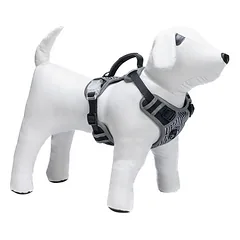 Beeztees Y-Geschirr Parinca Safety Gear LED Nylon schwarz
