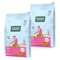 GREEN PETFOOD InsectDog Mini 2x7,5kg be grūdų ėdalas su vabzdžių baltymais, skirtas mažiems šunims