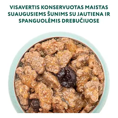OPTIMEAL konservai suaugusiems šunims su jautiena 100g x 12 — 2 nuotrauka