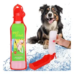Vandens butelis su girdykla 500 ml raudonas — 5 nuotrauka