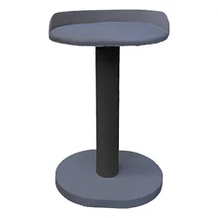 Tvirta, medinė draskyklė su storu stulpu ir guoliu,77cm (pasirenkama spalva, virvė)