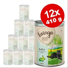 Feringa Single Meat meniu drėgnas maistas katėms 12 x 410 g