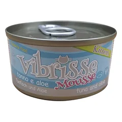 Vibrisse Kittens Mousse Tuna & Aloe konservu ėdalas kačiukams su tunu ir alaviju, 70 g