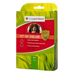 Bogar Collar antkaklis nuo erkių ir blusų šunims, M–L, 75 cm