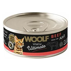 WOOLF WILDCAT ULTIMATE Beef PATE konservai katėms su jautiena 85g photo