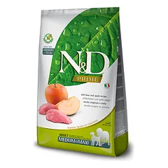 Farmina N&D Dog Prime Medium & Maxi Adult su šerniena, sausas maistas šunims 2,5 kg parduotuvėje Petz.lt