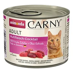 animonda kombinuotas rinkinys: 12 x 200 g Carny Adult + 20 x 15 g Milkies Selection, drėgnas maistas katėms — 2 nuotrauka