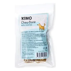 Kimo chew bone – skanėstas šunims kaulas su menke, 70g (2 vnt.)