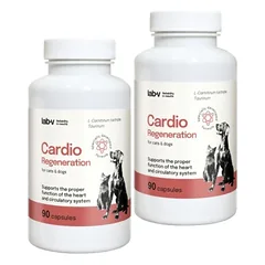 LAB-V Cardio Regeneration - Šunų ir kačių širdies ir kraujotakos sistemos veiklai palaikyti 2x90 kapsulių