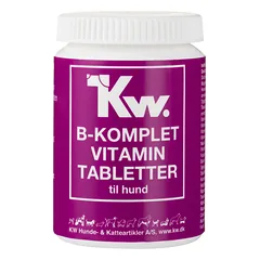 KW B - Vitaminų tabletės šunims, 100 vnt. - B grupės vitaminų kompleksas