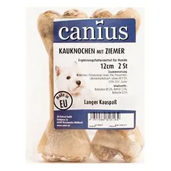 Canius kramtomasis kaulas 12 cm, 2 vnt. pakuotė, skanėstai šunims — 2 nuotrauka