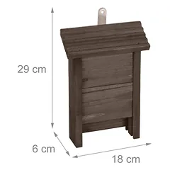 Šikšnosparnių namelis Relaxdays, 29 × 18 × 6 cm — 4 nuotrauka