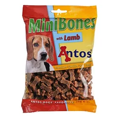 ANTOS Mini Bones Duo Lamb maži kauliukai su ėriena 200g (25)
