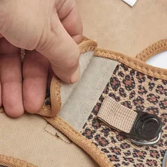 Happet minkštos, leopardinės petnešos šunims ir katėms, S — 5 nuotrauka
