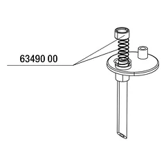 JBL CO2 CountSafe Spring-seal CO2 skaičiuotuvo spyruoklytė