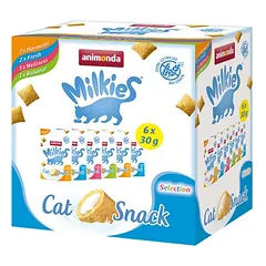 Animonda Milkies traškios pagalvėlės, mišrus rinkinys, skanėstai katėms — 2 nuotrauka