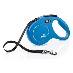 flexi New Classic Gurt-Leine M blau, 5 m, <25 kg