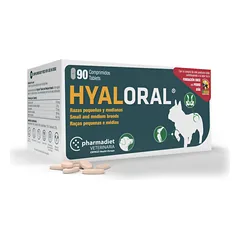Hyaloral Medium N90 papildai sąnariams vidutinių veislių šunims