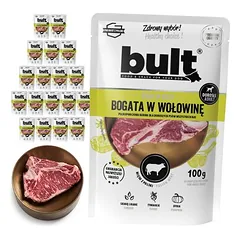 BULT drėgnas maistas šunims, maišeliai 20 x 500 g, Triušiena — 4 nuotrauka