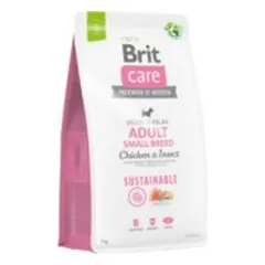 Brit Care Sustainable Adult Small Breed Chicken&Insect sausas pašaras šunims su vištiena ir vabzdžiais 7 kg