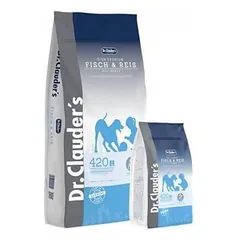 DR. CLAUDER’S SENSITIVE Fish & Rice sausas maistas šunims su žuvimi ir ryžiais 15kg