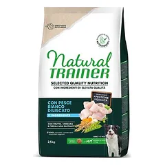 Natural Trainer Selected Quality Nutrition Adult Medium & Maxi Weißfisch