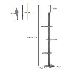Kačių draskyklė 228–260 cm — 3 nuotrauka