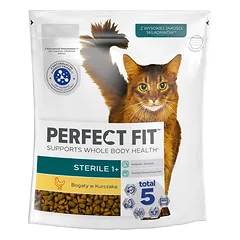 PERFECT FIT (sterilus 1+) 750g Vištienos turtingas sausas ėdalas katėms po sterilizacijos