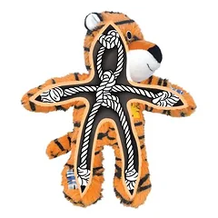 KONG WildKnots žaislas šunims Tiger, Dideliems 26–45 kg — 2 nuotrauka