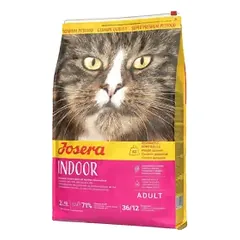 Josera Indoor begrūdis sausas pašaras katėms su paukštiena ir jūros žuvim, 2 kg
