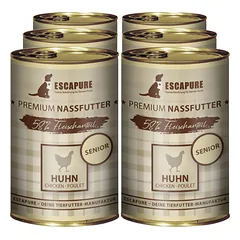 Escapure Senior Chicken - šlapias maistas vyresnio amžiaus šunims, vištiena su daržovėmis, 400g — 3 nuotrauka