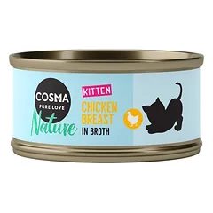 Cosma Nature Kitten drėgnas maistas kačiukams 6 x 70 g
