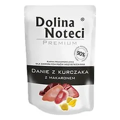 DOLINA NOTECI Vištienos patiekalas su makaronais 100g - drėgnas šunų maistas