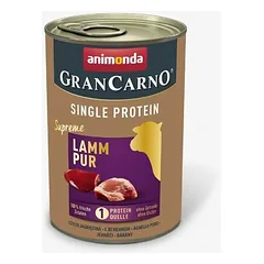 Animonda GranCarno Single Protein Supreme Dog Adult gryna ėriena, drėgnas maistas šunims 400 g
