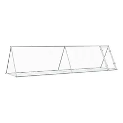 Prolenta Premium tvartelis Claude-Gérard, 105 x 400 x 91 cm, sidabrinė, plienas — 2 nuotrauka