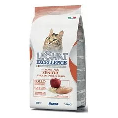 LeChat Excellence Senior 7+ su vištiena, sausas maistas katėms 1,5 kg — 2 nuotrauka