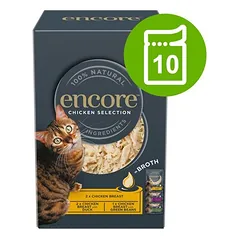 Encore Cat Pouch sultinyje, drėgnas maistas katėms, ekonominė pakuotė 10 x 50 g