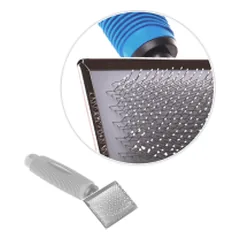 Happet Slicker Brush Soft šukos trumpam ir vidutiniam kailiui augintiniams, S — 3 nuotrauka