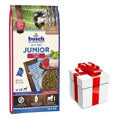 Bosch Junior Lamb & Rice, aviena ir ryžiai (naujas receptas) 15kg + STAIGMENA ŠUNIUI