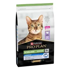 Purina Pro Plan Sterilised Senior 7+ LONGEVIS Sausas pašaras vyresnio amžiaus sterilizuotoms katėms nuo 7 metų, su kalakutiena, 1,5 kg