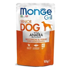 Monge Grill konservuotas pašaras šunims senjorams su antiena 100g