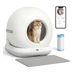 PawHut Selbstreinigende Katzenklo