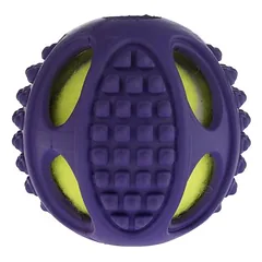 Hundespielzeug Gummi-Tennis-Ball 2in1