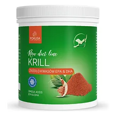 Pokusa RawDietLine Krill - liofilizuoti krilio milteliai šunims ir katėms, Omega riebalų rūgščių, EPA ir DHA šaltinis., 150g — 4 nuotrauka