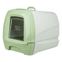 Trixie EasyDraw Cat Litter Tray, 46 x 48 x 57 cm, Grey-Green
